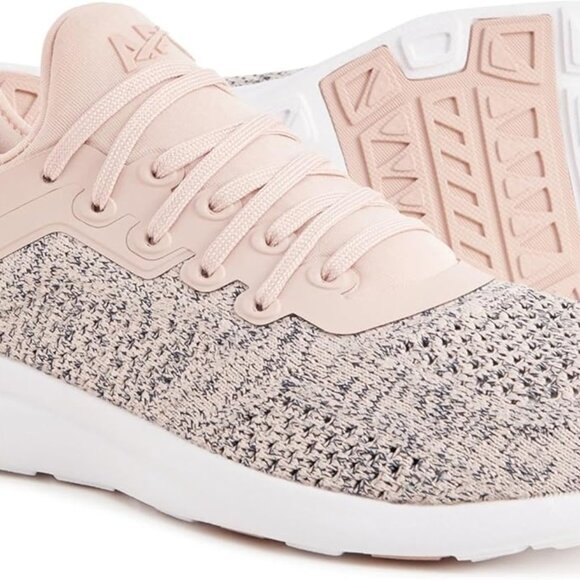 Athletic Propulsion Labs Women's Techloom Tracer Sneakers, Rose Dust/Navy, - Picture 1 of 6
